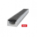 Malmrestiga betoonist renn B125 I 1000x145x90 mm