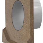 Polümeerbetoonist otsatükk ø110 mm äravooluga I vasak I 260x320 mm